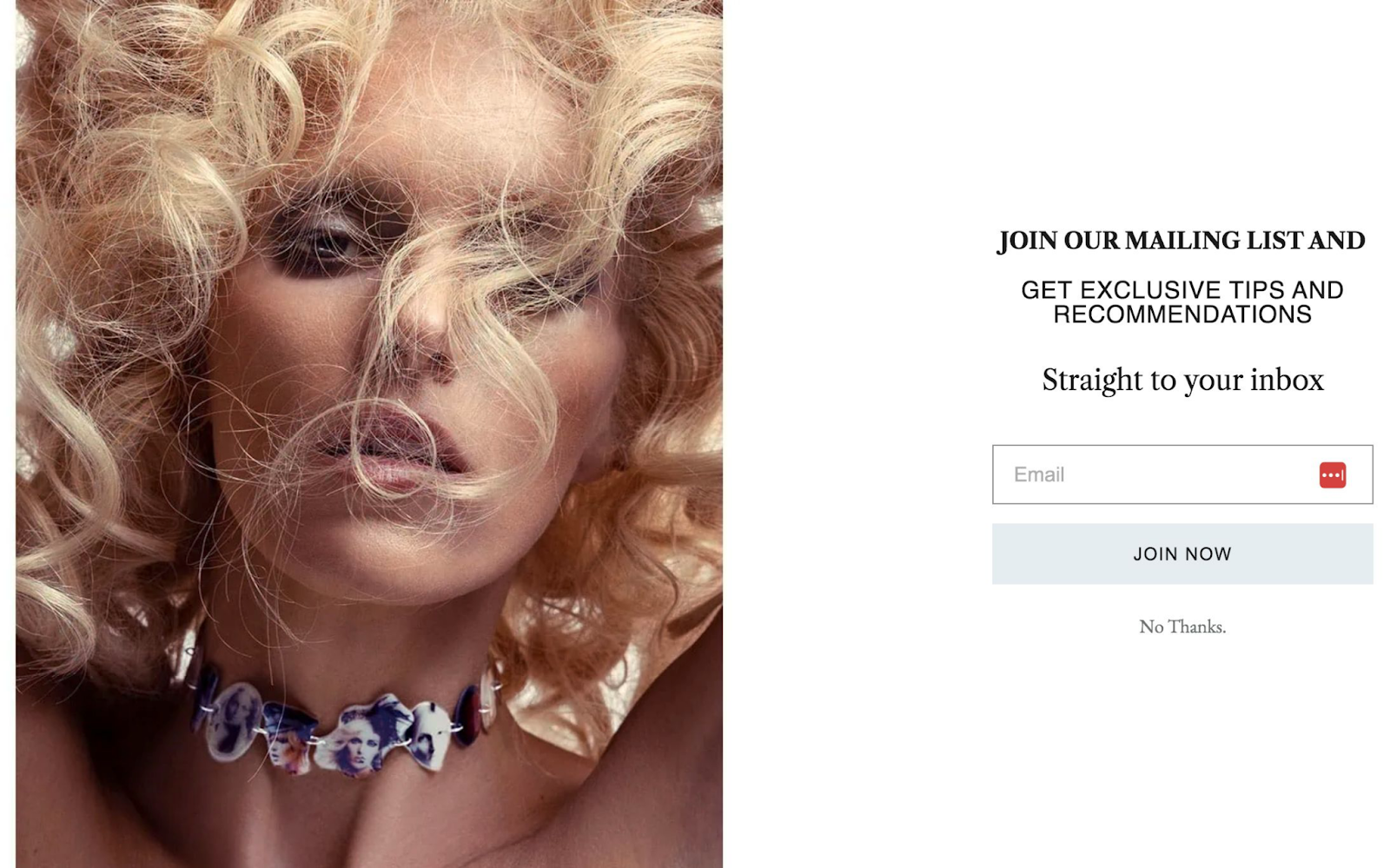 Wendy Rowe's emailing list sign-up