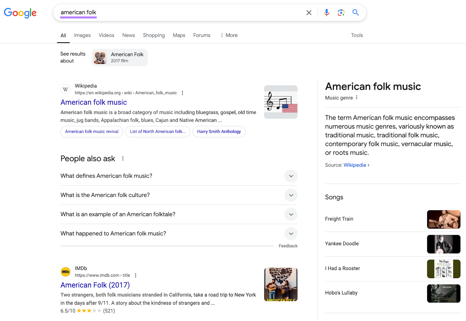 Search results for the query "american folk."