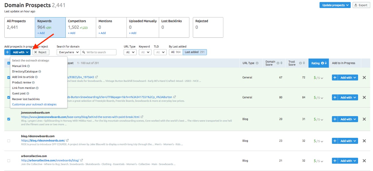 Link Building見込み (見込みレポート) のレビュー image 4