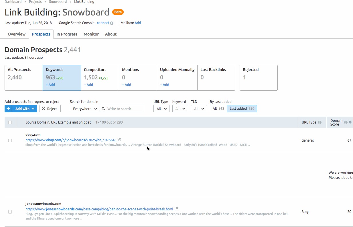 Link Building見込み (見込みレポート) のレビュー image 7