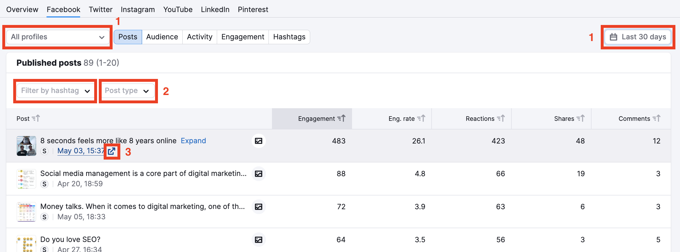 Facebookレポート image 2
