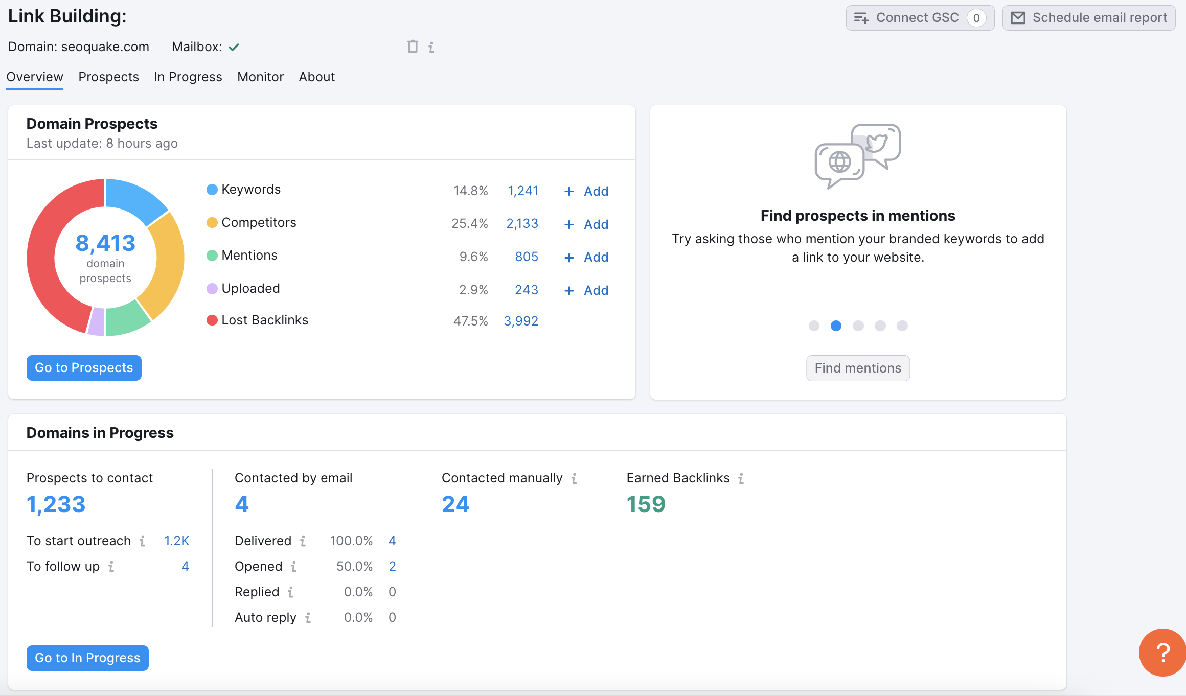 Link Building見込み (見込みレポート) のレビュー image 1